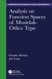 book Analysis on function spaces of Musielak-Orlicz type