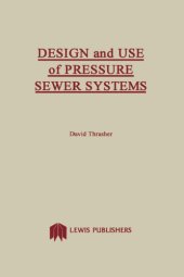 book Design and use of pressure sewer systems