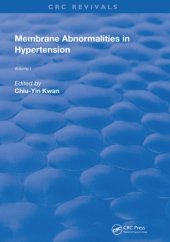 book Membrane Abnormalities In Hypertension