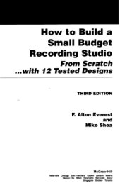 book How to build a small budget recording studio: from scratch ... with 12 tested designs