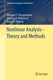 book Nonlinear analysis - theory and methods