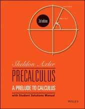 book Precalculus. A prelude to calculus