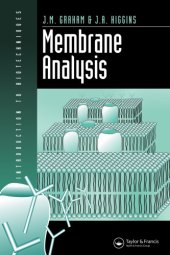 book Membrane analysis