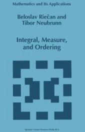 book Integral, measure, and ordering