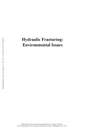 book Hydraulic fracturing: environmental issues