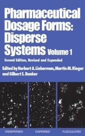 book Pharmaceutical Dosage Forms vol 1: Disperse Systems