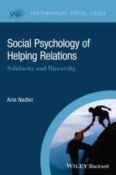 book Social Psychology of Helping Relations: solidarity and hierarchy