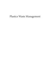 book Plastics waste management processing and disposal