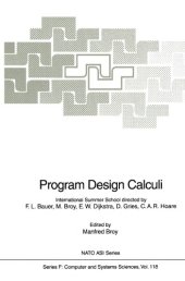 book Program design calculi