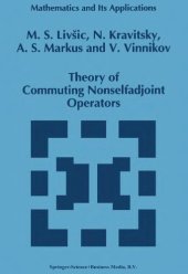 book Theory of commuting nonselfadjoint operators