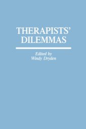 book Therapists' dilemmas