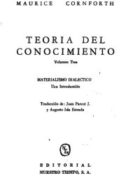 book Teoría del conocimiento. Materialismo dialéctico