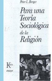 book Para una teoría sociológica de la religión