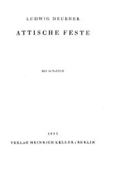 book Attische Feste