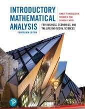 book Introductory mathematical analysis.