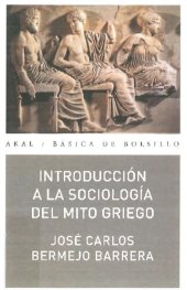 book Introducción a la sociología del mito griego