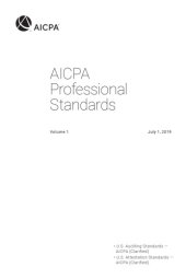 book AICPA Professional Standards 2019, Volumes 1 And 2