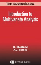 book Introduction to multivariate analysis