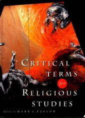 book Critical Terms for Religious Studies