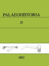 book Palaeohistoria 25 (1983): Institute of Archaeology, Groningen, the Netherlands