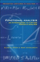 book Functional Analysis: Introduction to Further Topics in Analysis (Princeton Lectures in Analysis)