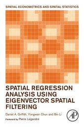 book Spatial regression analysis using eigenvector spatial filtering