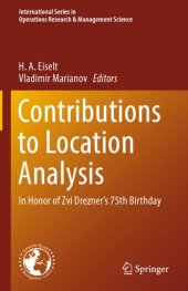 book Contributions to location analysis