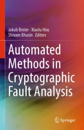 book Automated methods in cryptographic fault analysis