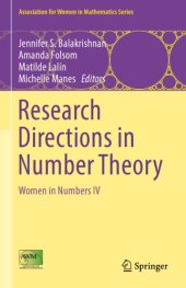 book Research directions in number theory. Women in numbers IV