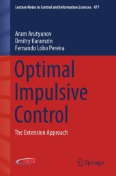 book Optimal impulsive control. The extension approach