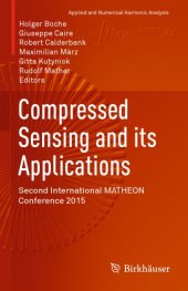 book Compressed sensing and its applications: 2 MATHEON conf. 2015