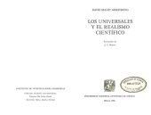 book Los Universales y el Realismo Científico