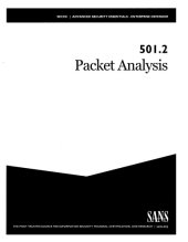 book SEC501.2: Packet Analysis