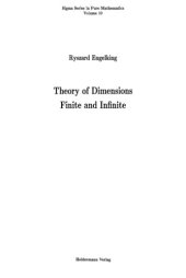 book Theory of dimensions, finite and infinite