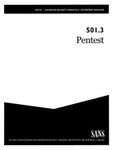 book SEC501.3: Pentest