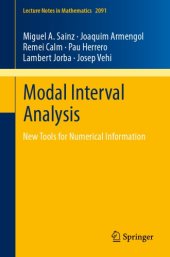 book Modal interval analysis. New tools for numerical information