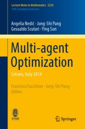 book Multi-agent optimization