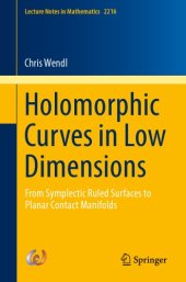 book Holomorphic curves in low dimensions