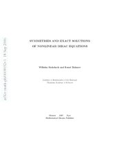 book Symmetries and exact solutions of nonlinear Dirac equations