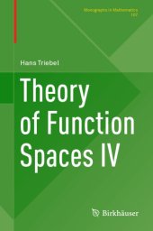 book Theory of function spaces 4