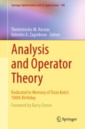 book Analysis and operator theory. T.Kato's 100 birthday