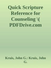 book Quick Scripture Reference for Counseling