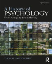 book A History Of Psychology: From Antiquity To Modernity