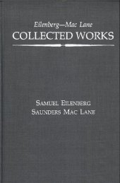 book Eilenberg-Mac Lane: Collected Works