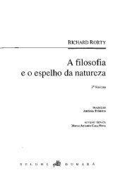 book A Filosofia e o Espelho da Natureza