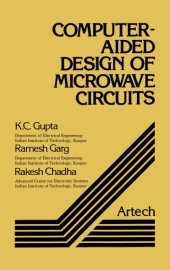 book Computer-aided design of microwave circuits