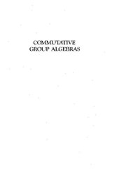 book Commutative Group Algebras