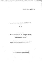 book Grammaire de la langue avar: langue du Caucase nord-est /