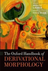 book The Oxford Handbook of Derivational Morphology