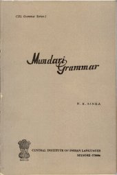 book Mundari Grammar